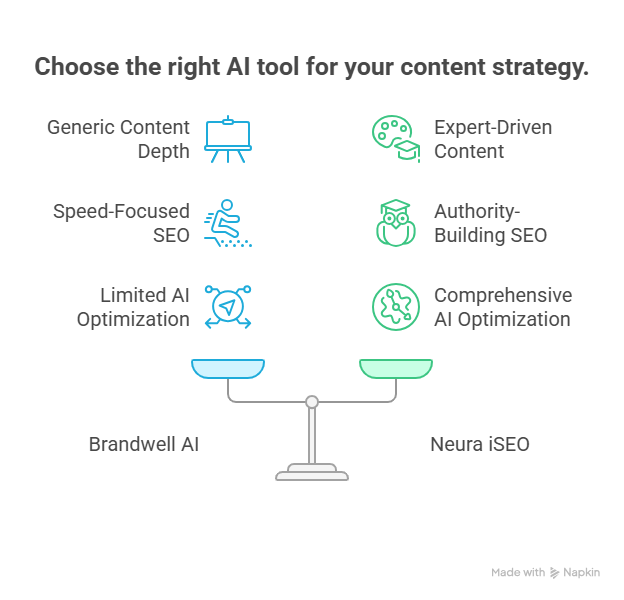 Choose the right AI tool for your content strategy.