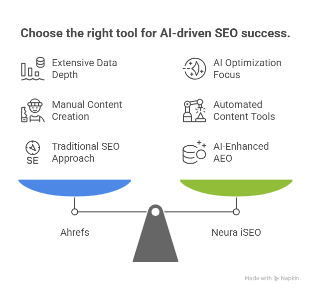 Choose the right tool for AI-driven SEO success.
